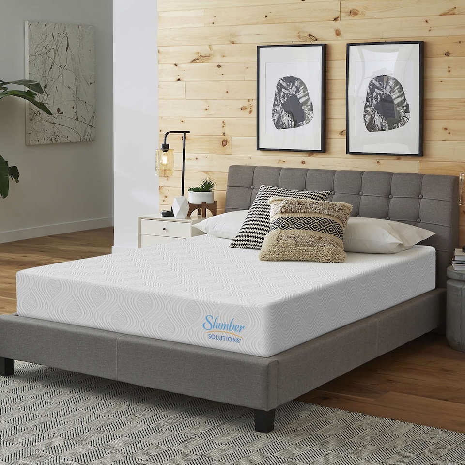 value mattress with slumber solutions logo